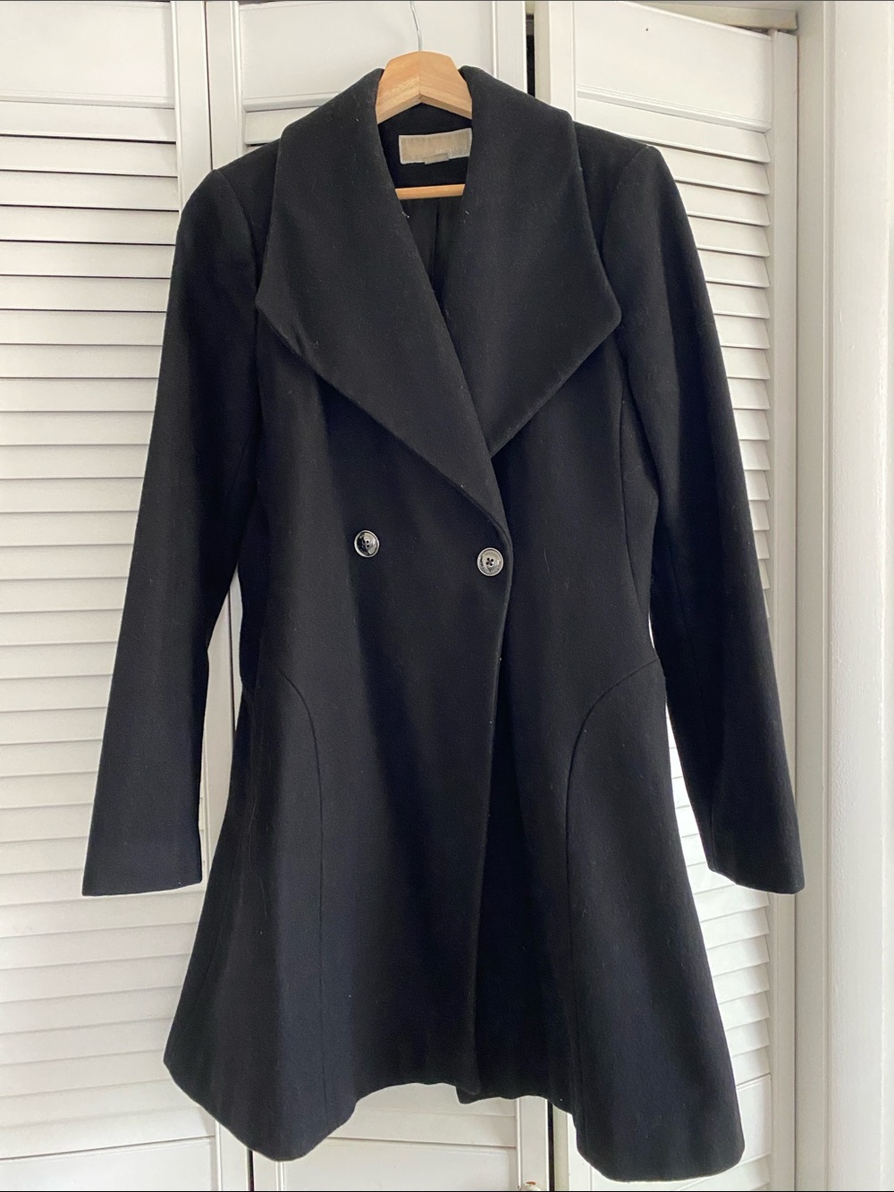 A-line pea coat